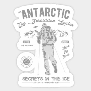 Antarctic Conspiracy Sticker